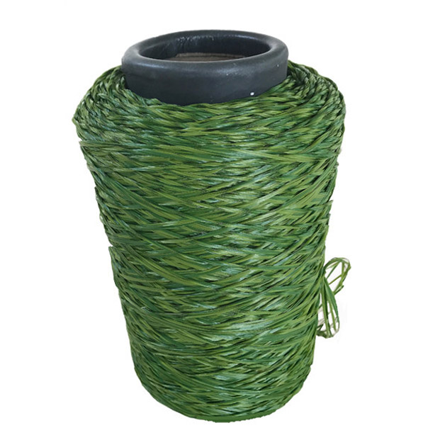 Green syntetic artificial grass yarn